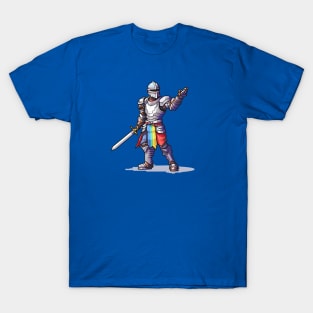 Retro Video Game Style Knight T-Shirt